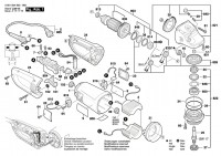 Bosch 0 601 854 903 Gws 24-230 Jb Angle Grinder 230 V / Eu Spare Parts